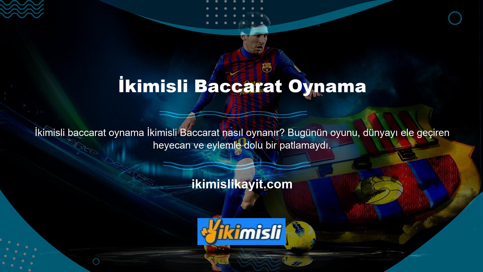 Baccarat'ta, ne elde ettiğinizi görmek için 3 ila 6 kartı karıştırırsınız